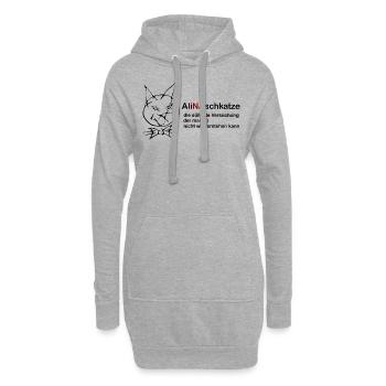Top moderner T-Shirt Design Must have 2024 - Hoodie-Kleid - Grau meliert - Vorne