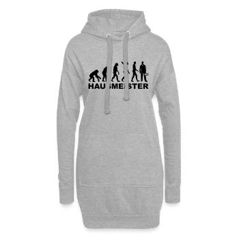 Hausmeister - Hoodie-Kleid - Grau meliert - Vorne