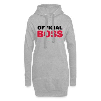 Official Boss - Hoodie-Kleid - Grau meliert - Vorne