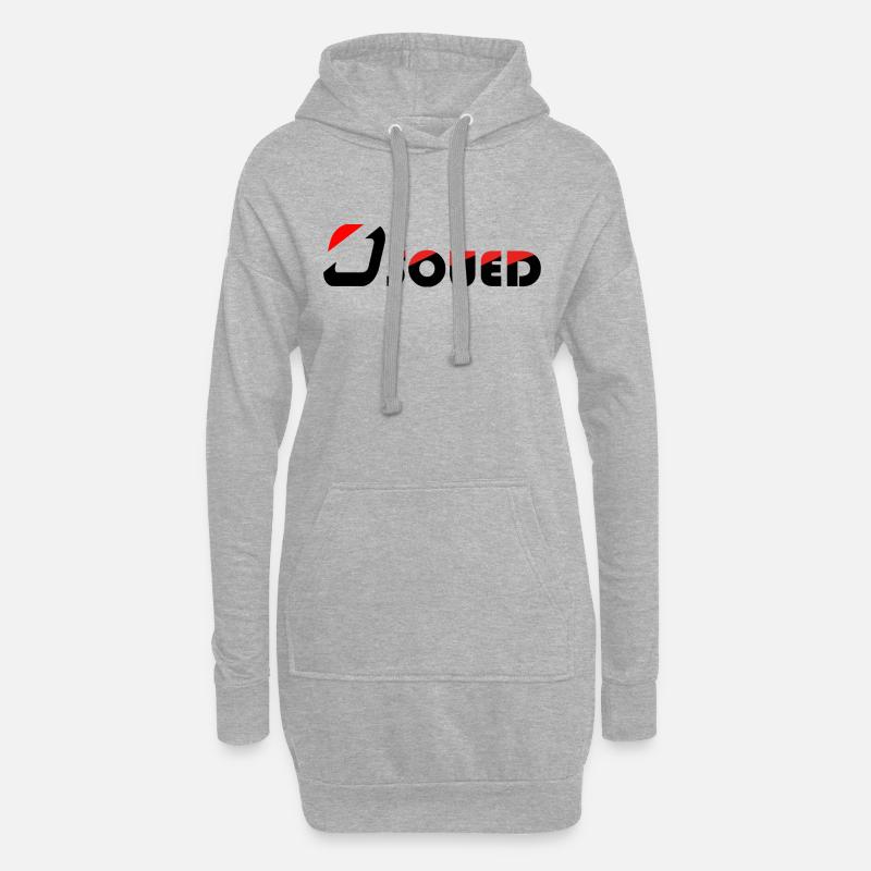 Osoued | - Hoodie-Kleid - Grau meliert