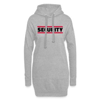 Security - Sweat-shirt à capuche long Femme - gris chiné - Devant