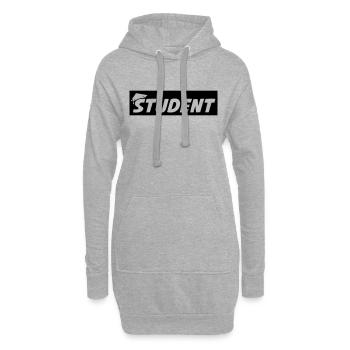 student - Hoodie-Kleid - Grau meliert - Vorne
