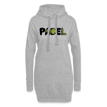 Padel 1 - Hoodie-Kleid - Grau meliert - Vorne