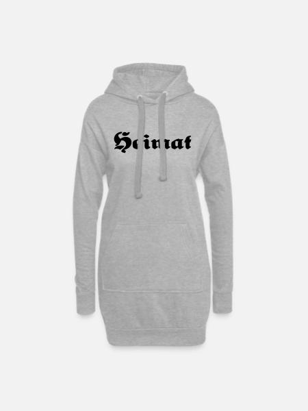 Heimat - Hoodie-Kleid - Grau meliert