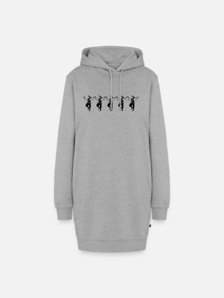Horon Karadeniz Turkey - Hoodie-Kleid - Grau meliert