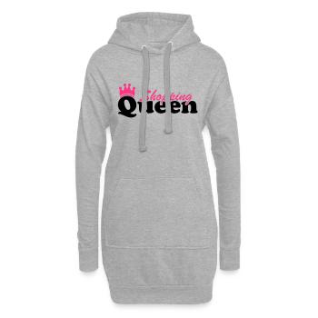 shopping_queen_fa2 - Hoodie-Kleid - Grau meliert - Vorne