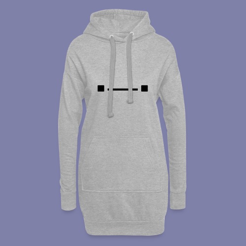 Middle Blocky Face - Hoodie Dress