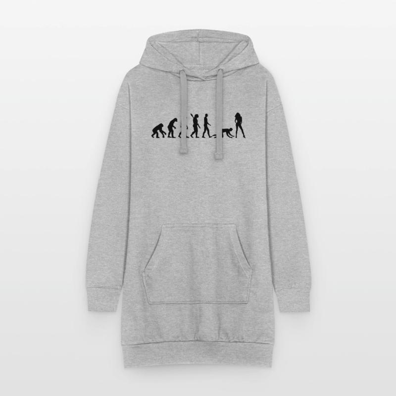 Evolution Ehe Hoodie-Kleid