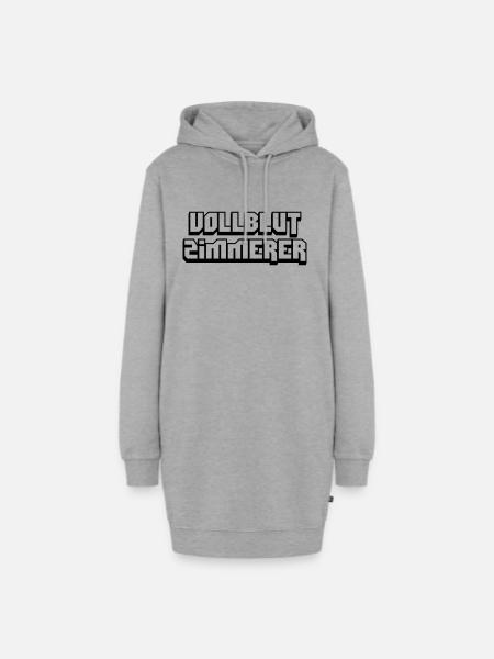 vollblut zimmerer - Hoodie-Kleid - Grau meliert