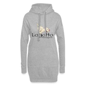 Pinocomic4 1 3 - Sweat-shirt à capuche long Femme - gris chiné - Devant