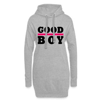 Good boy - Hoodie-Kleid - Grau meliert - Vorne