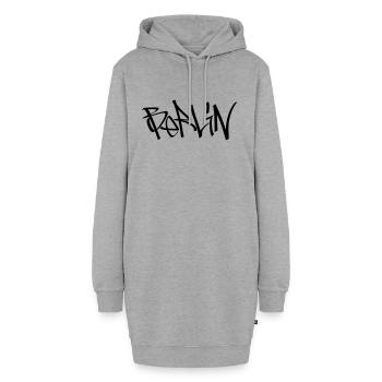 Berlin - Hoodie-Kleid - Grau meliert - Vorne