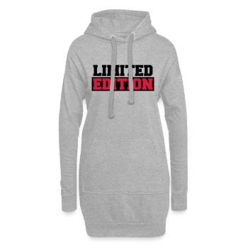 Limited Edition - Sweat-shirt à capuche long Femme - gris chiné - Devant