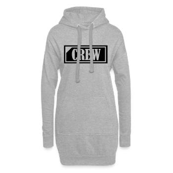 crew_1 - Hoodie-Kleid - Grau meliert - Vorne