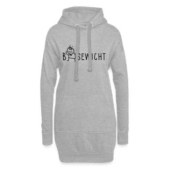 Bösewicht - Hoodie-Kleid - Grau meliert - Vorne