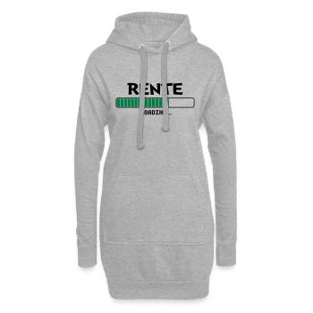 Rente loading Ladebalken - Hoodie-Kleid - Grau meliert - Vorne