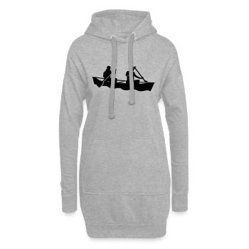 Kanu - Hoodie-Kleid - Grau meliert - Vorne
