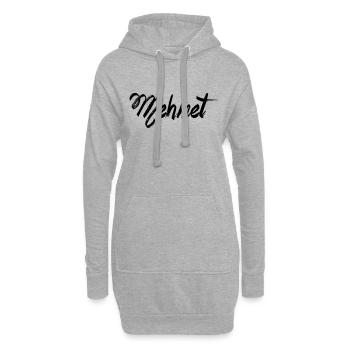 Mehmet - Hoodie-Kleid - Grau meliert - Vorne
