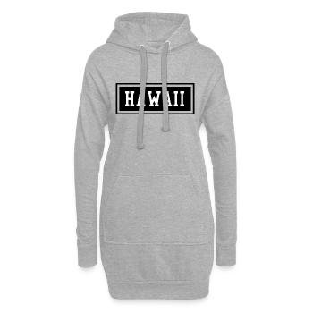 Hawaii - Hoodie-Kleid - Grau meliert - Vorne