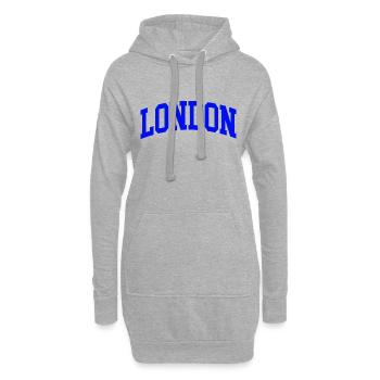 london - Hoodie-Kleid - Grau meliert - Vorne