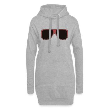 lunette de soleil cool 2609 B - Sweat-shirt à capuche long Femme - gris chiné - Devant