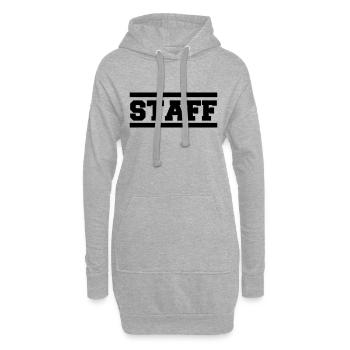 staff - Hoodie-Kleid - Grau meliert - Vorne