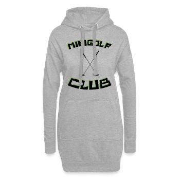 MINIGOLF -CLUB- Jahreseinkommen - Hoodie-Kleid - Grau meliert - Vorne