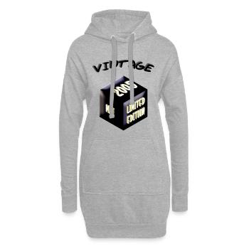 MILLÉSIME 2005 MAI, cadeau pour 18ème anniversaire - Sweat-shirt à capuche long Femme - gris chiné - Devant