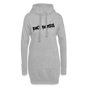 Big Boss - Sweat-shirt à capuche long Femme - gris chiné - Devant