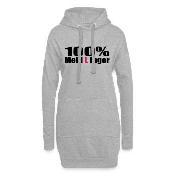 wien meidlinger - Hoodie-Kleid - Grau meliert - Vorne
