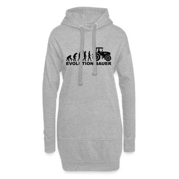 Bauer - Hoodie-Kleid - Grau meliert - Vorne