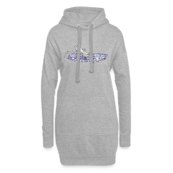 Delphine - Hoodie-Kleid - Grau meliert - Vorne