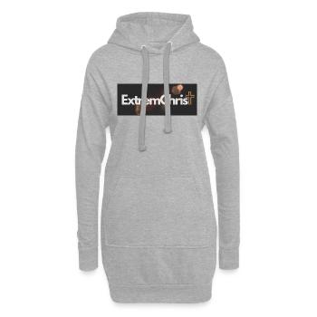 1000021920 - Hoodie-Kleid - Grau meliert - Vorne