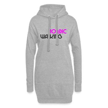 Marche nordique - Sport - Endurance - Marche - Sweat-shirt à capuche long Femme - gris chiné - Devant
