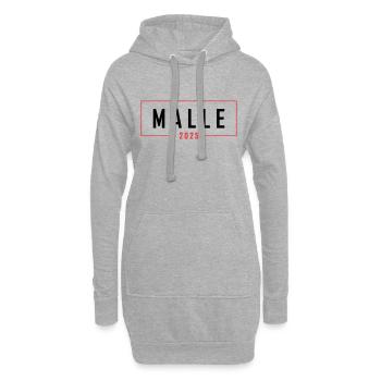 Malle 2025 - Sweat-shirt à capuche long Femme - gris chiné - Devant