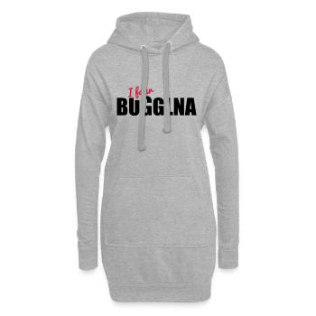 Buggl na - Hoodie-Kleid - Grau meliert - Vorne