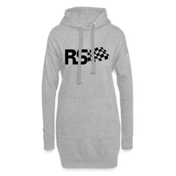 RS Flag Auto Union - Hoodie-Kleid - Grau meliert - Vorne
