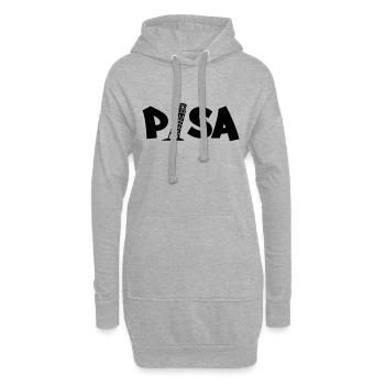 pisa_03 - Hoodie-Kleid - Grau meliert - Vorne
