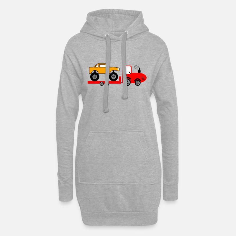 Traktor - Hoodie-Kleid - Grau meliert