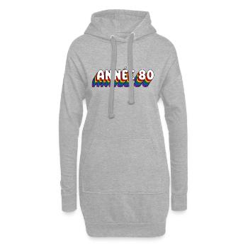 JAHR 80 !! - Hoodie-Kleid - Grau meliert - Vorne