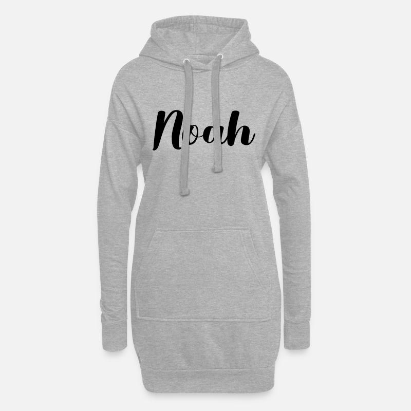 noah - Hoodie-Kleid - Grau meliert