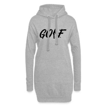 golf woman - Hoodie-Kleid - Grau meliert - Vorne