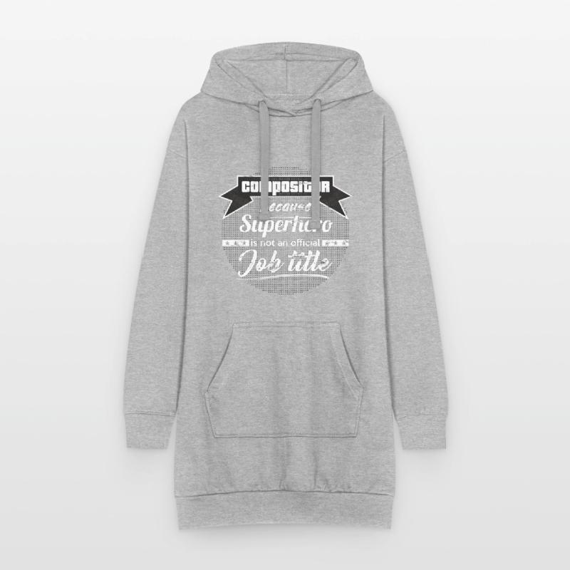 Compositor - VFX, comp, script, noeuds, composition Sweat-shirt à capuche long Femme