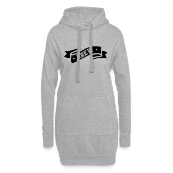 Équipage - Sweat-shirt à capuche long Femme - gris chiné - Devant