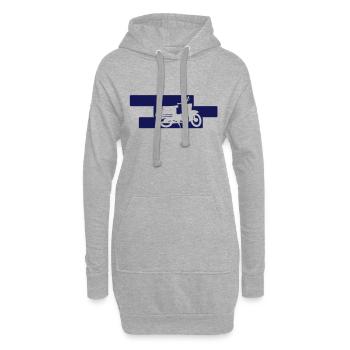 Schwalbe KR50 - Hoodie-Kleid - Grau meliert - Vorne