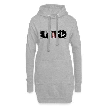 UTÖ LIGHTHOUSE ISLAND Textiles marins et cadeaux - Sweat-shirt à capuche long Femme - gris chiné - Devant