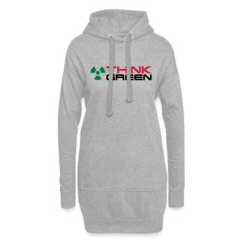 Radioactive__V005 - Hoodie-Kleid - Grau meliert - Vorne