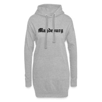 Magdeburg - Hoodie-Kleid - Grau meliert - Vorne