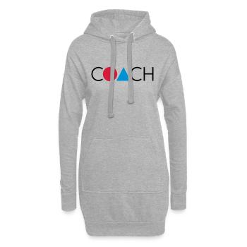GEO COACH - Hoodie-Kleid - Grau meliert - Vorne