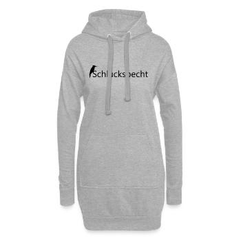 Schluckspecht - Hoodie-Kleid - Grau meliert - Vorne